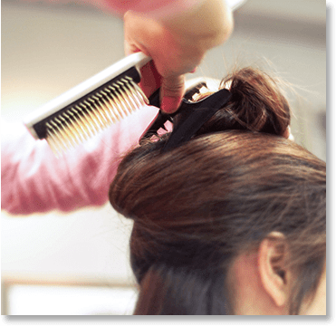専属ヘアメイク